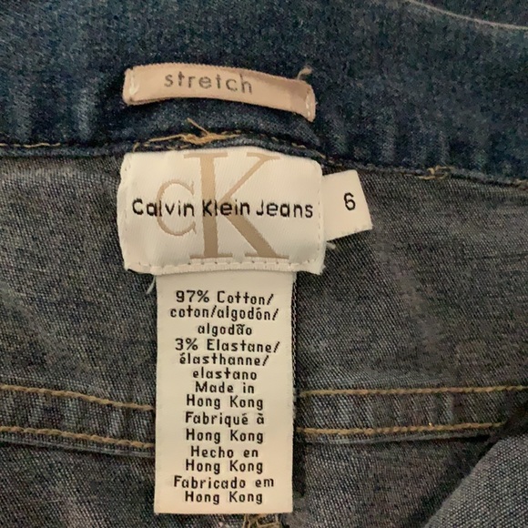 Calvin Klein Jeans Denim Jean Skirt - Picture 3 of 3